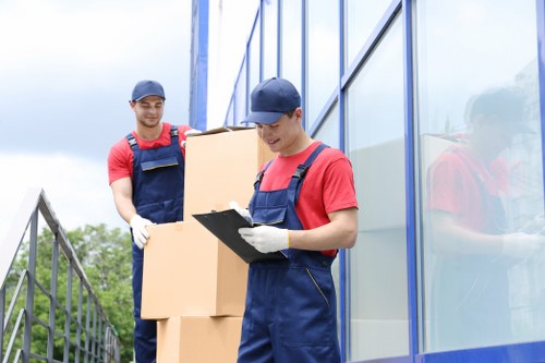 Removals van serving residential moves in Dulwich