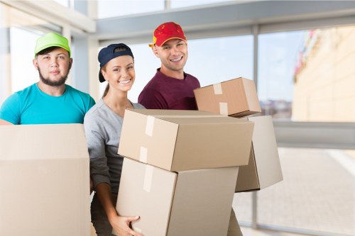Public liability insurance concept for removals service