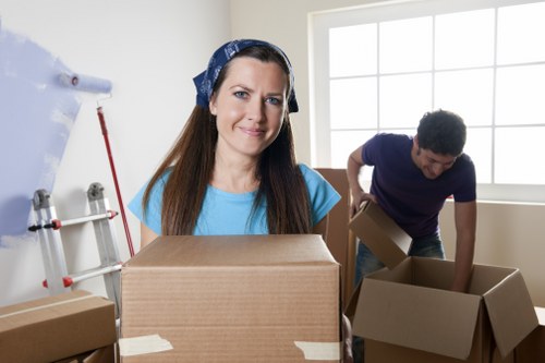 Careful handling of boxes and household items during a Dulwich removal