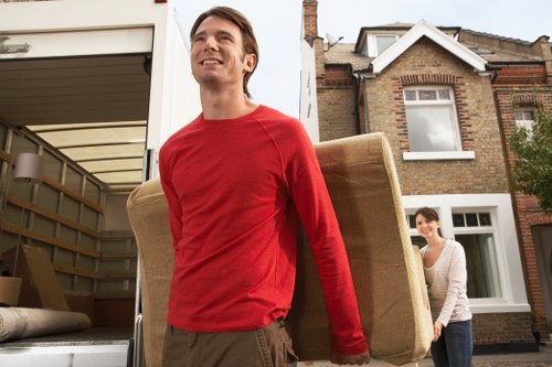 Local removal van ready for a move across Dulwich and nearby south London areas