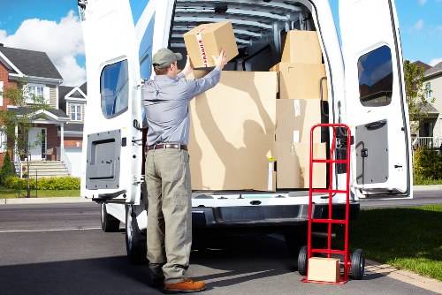 Careful furniture loading for a Dulwich home move