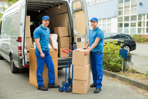 Business relocation transport vehicle in South London