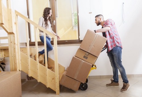 Commercial removals setup for a Dulwich business relocation