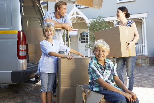 Commercial moving truck for office relocation near Dulwich